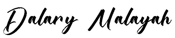 Dalary Malayah字体