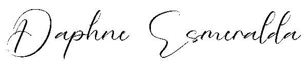 Daphne Esmeralda字体