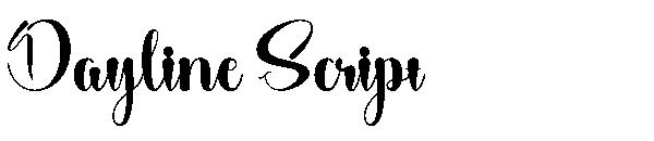 Dayline Script字体