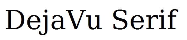 DejaVu Serif字体