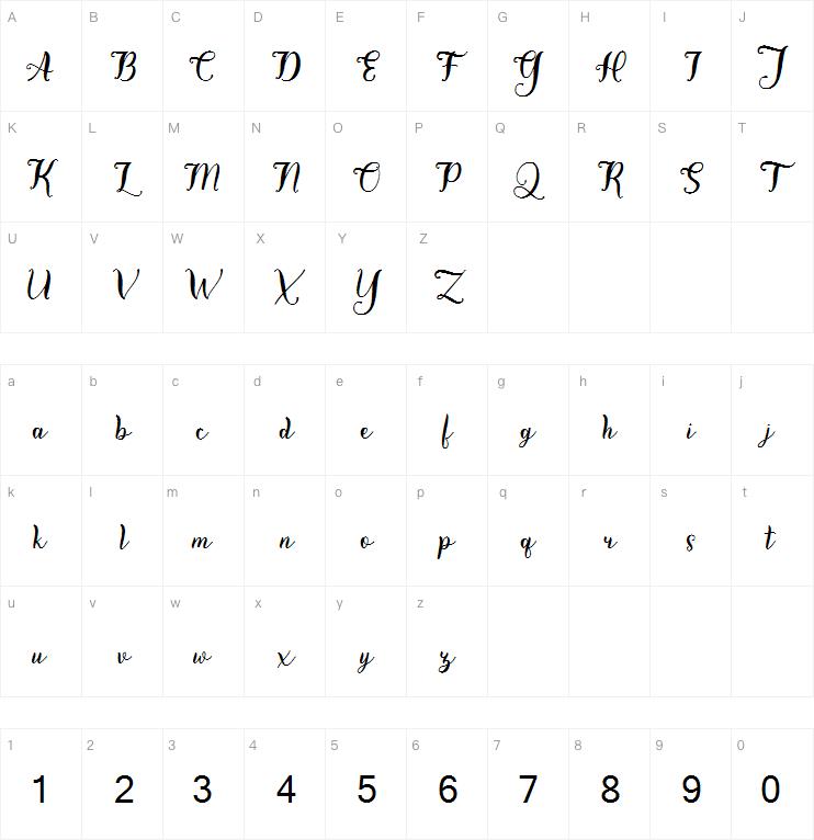 Grand Lovely Script字体