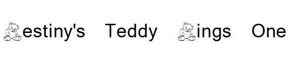 Destiny's Teddy Dings One字体