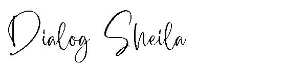 Dialog Sheila字体