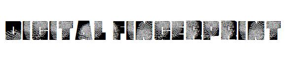 Digital Fingerprint字体