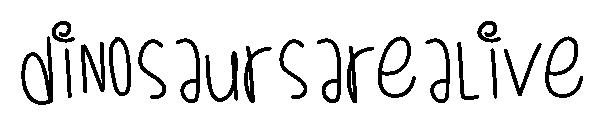DinosaursAreAlive字体