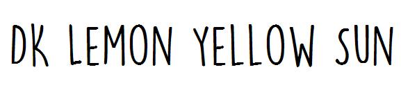 DK Lemon Yellow Sun字体