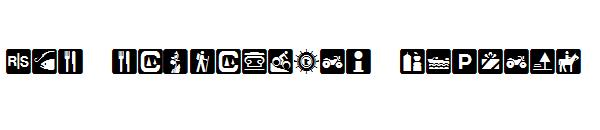 DNR Recreation Symbols字体