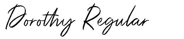 Dorothy Regular字体