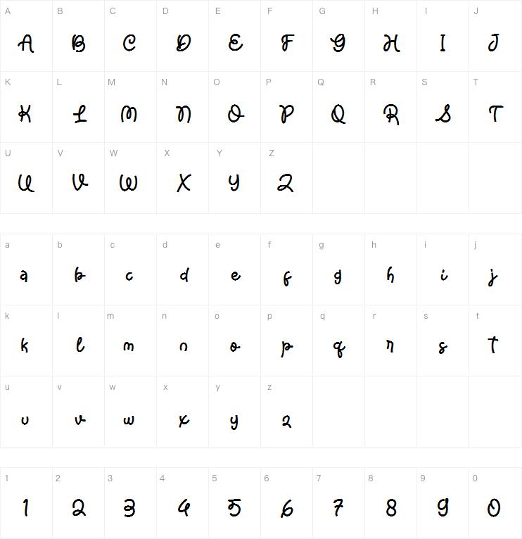 Easteria字体