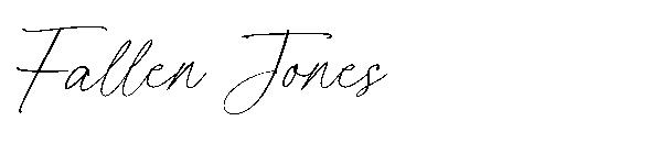 Fallen Jones字体