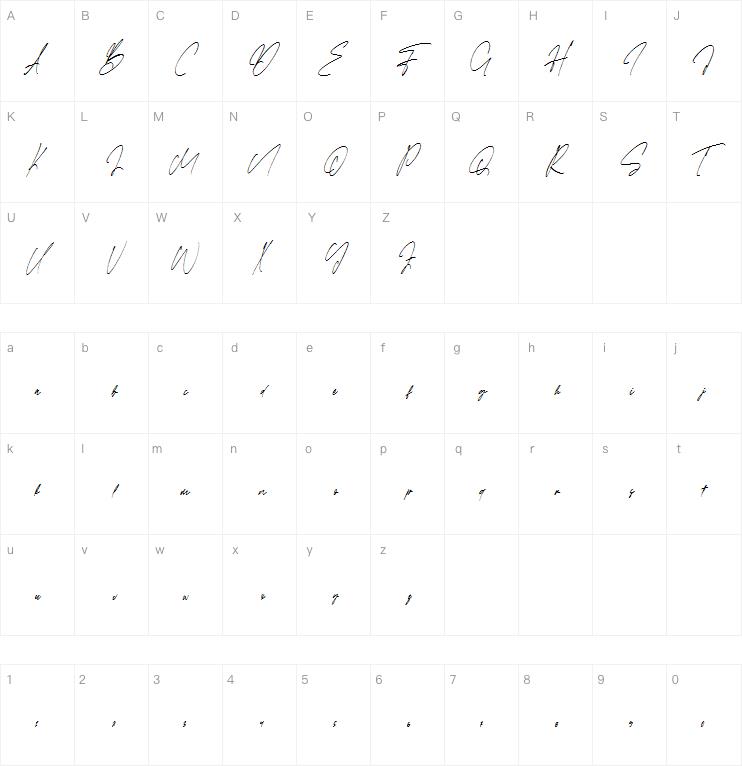 Faloney Script字体