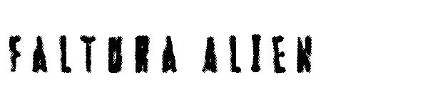 Faltura Alien字体