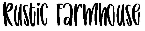 Rustic Farmhouse字体