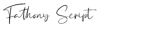 Fathony Script