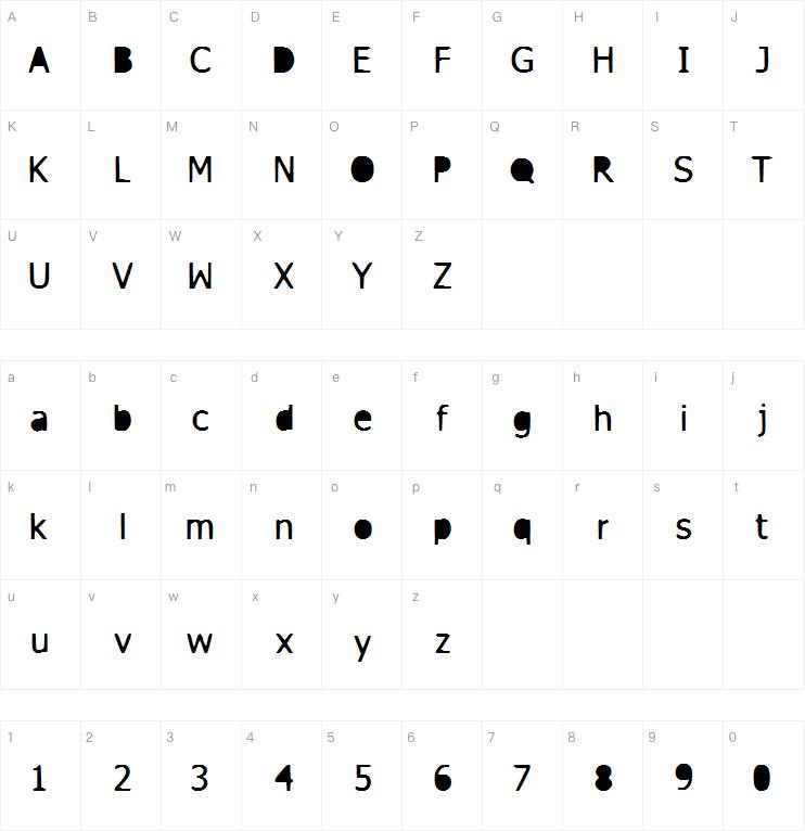 Fillerz字体