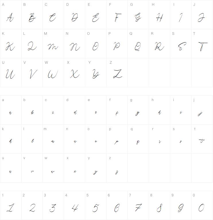 Firataline字体