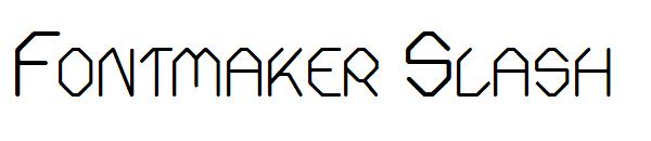 Fontmaker Slash字体