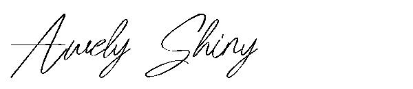 Awely Shiny字体