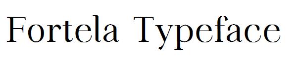 Fortela Typeface字体