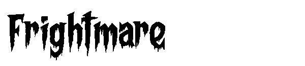 Frightmare字体