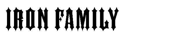 IRON FAMILY字体