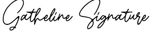 Gatheline Signature字体