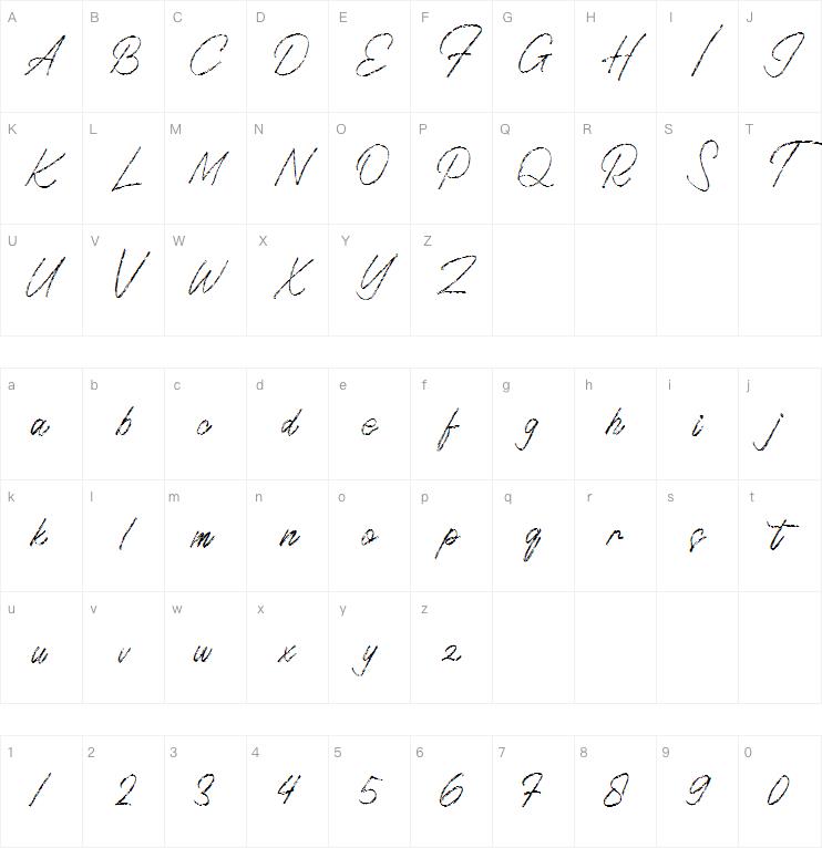 Gatinlose字体