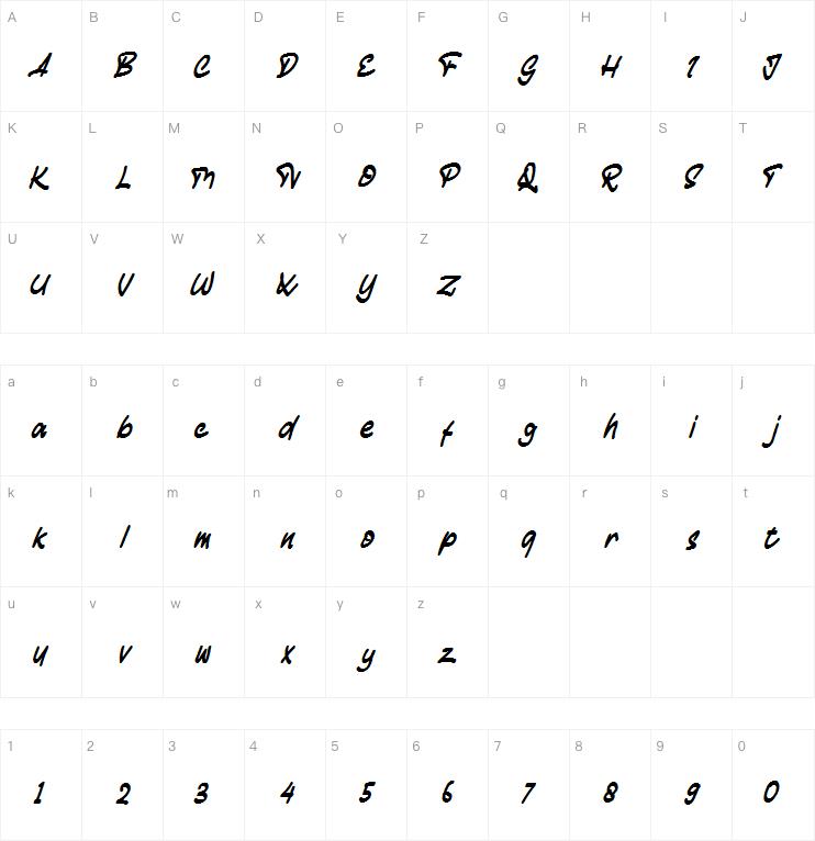 Gheamarker字体