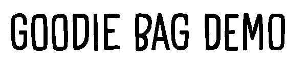 Goodie Bag DEMO字体