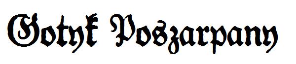 Gotyk Poszarpany字体