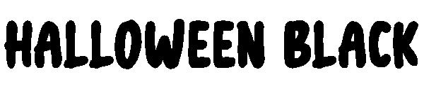 halloween black字体