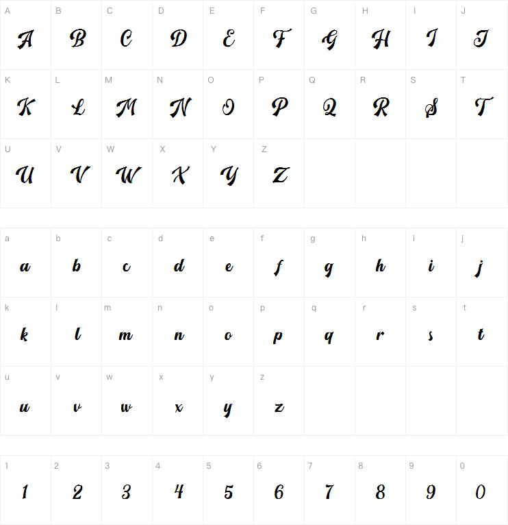 Handpack Script字体