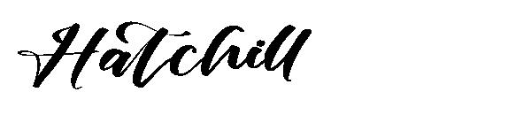 Hatchill字体