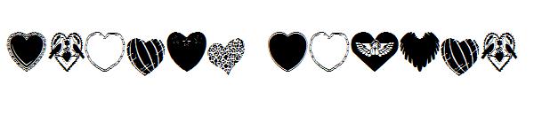 Hearts Galore字体