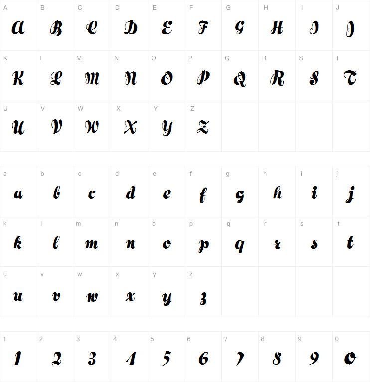Hertziano字体