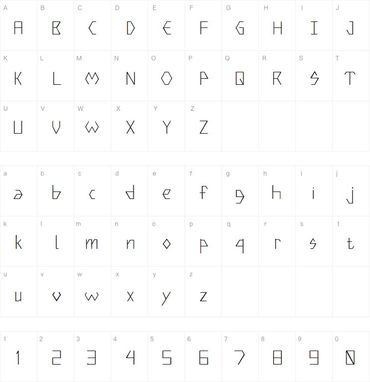 Hexter Modular字体