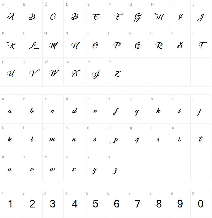 Hirondelles des Alpes字体