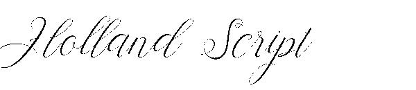 Holland Script字体