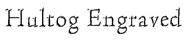 Hultog Engraved字体