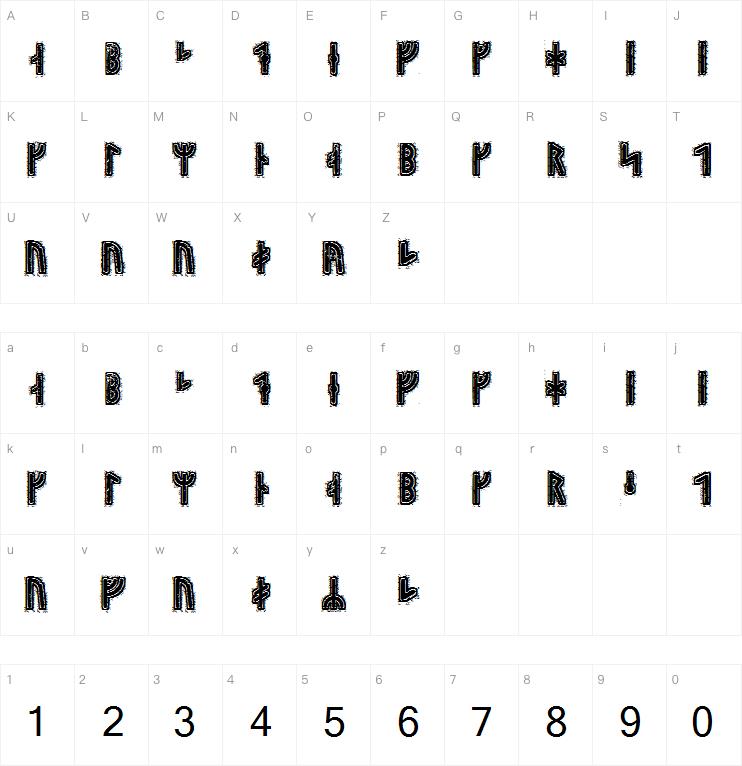 Hyrrokkin Runic字体