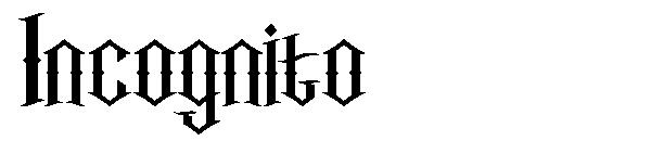 Incognito字体