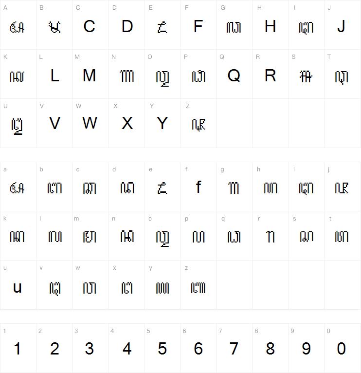 JavaneseHierogly字体