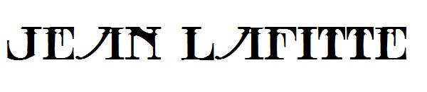 Jean Lafitte字体