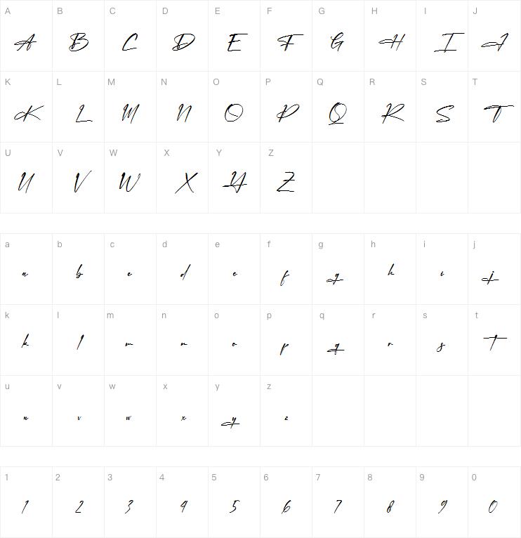 Jonathan Hetegral字体