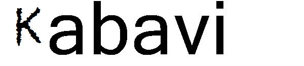 Kabavi字体