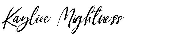 Kayliee Mightness字体