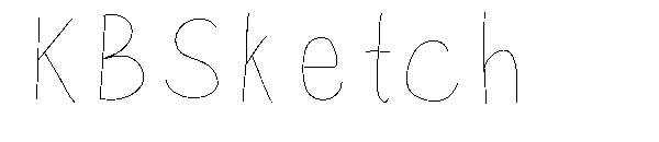 KBSketch字体