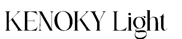 KENOKY Light字体