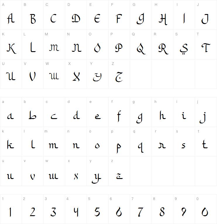 Khodijah字体