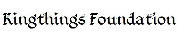 Kingthings Foundation字体